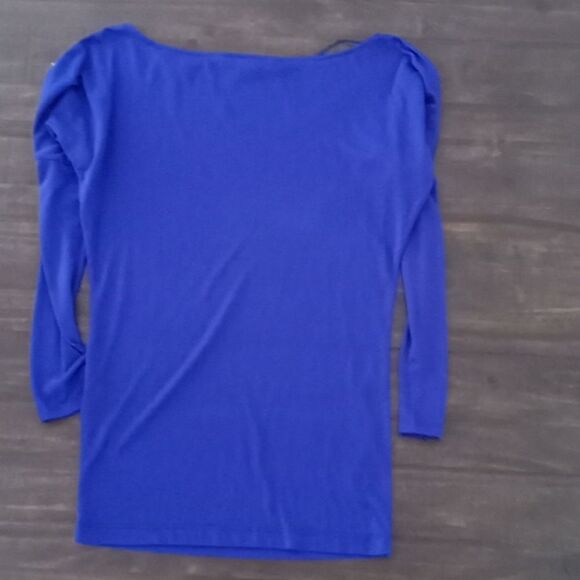 Armani Exchange extra small quarter sleeve sequins top - Picture 5 of 5